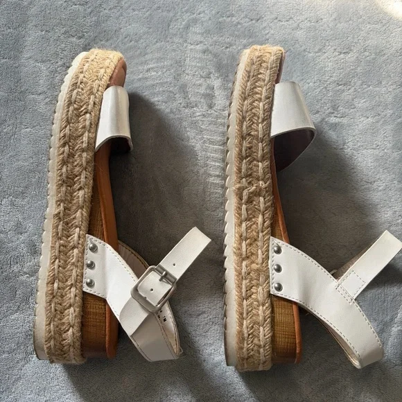Melissa White Espadrille Sandals - Picture 6 of 9